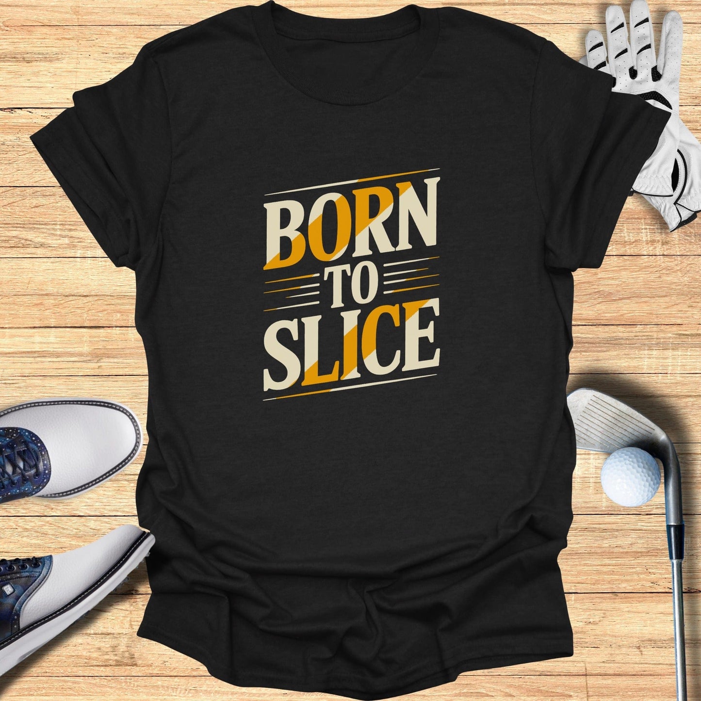 Born To Slice T-Shirt - Funny Golf Tee by Swing Epic