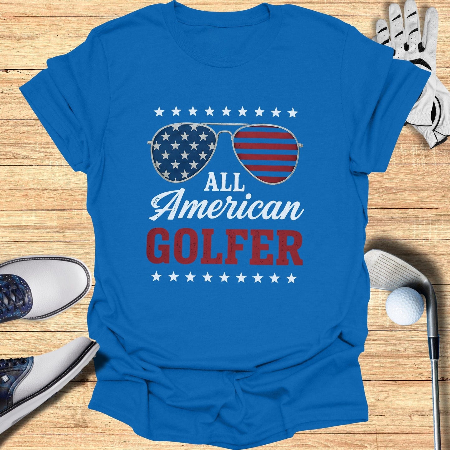 All American Golfer T-Shirt - Funny Golf Tee by Swing Epic