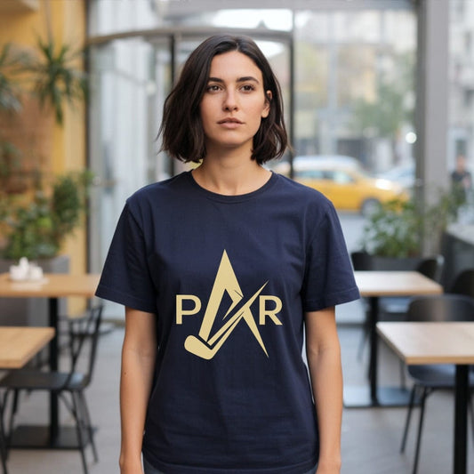Stylish Navy T-shirt with Bold PAR Design