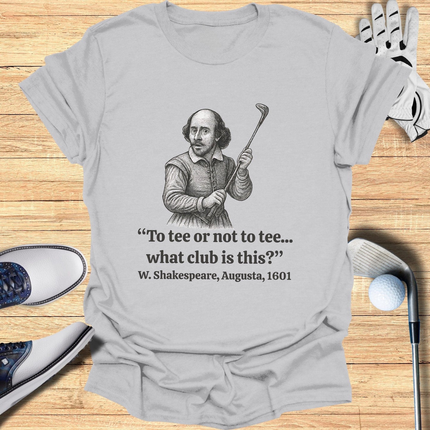 To Tee Or Not To Tee T-Shirt - Funny Golf Tee by Swing Epic
