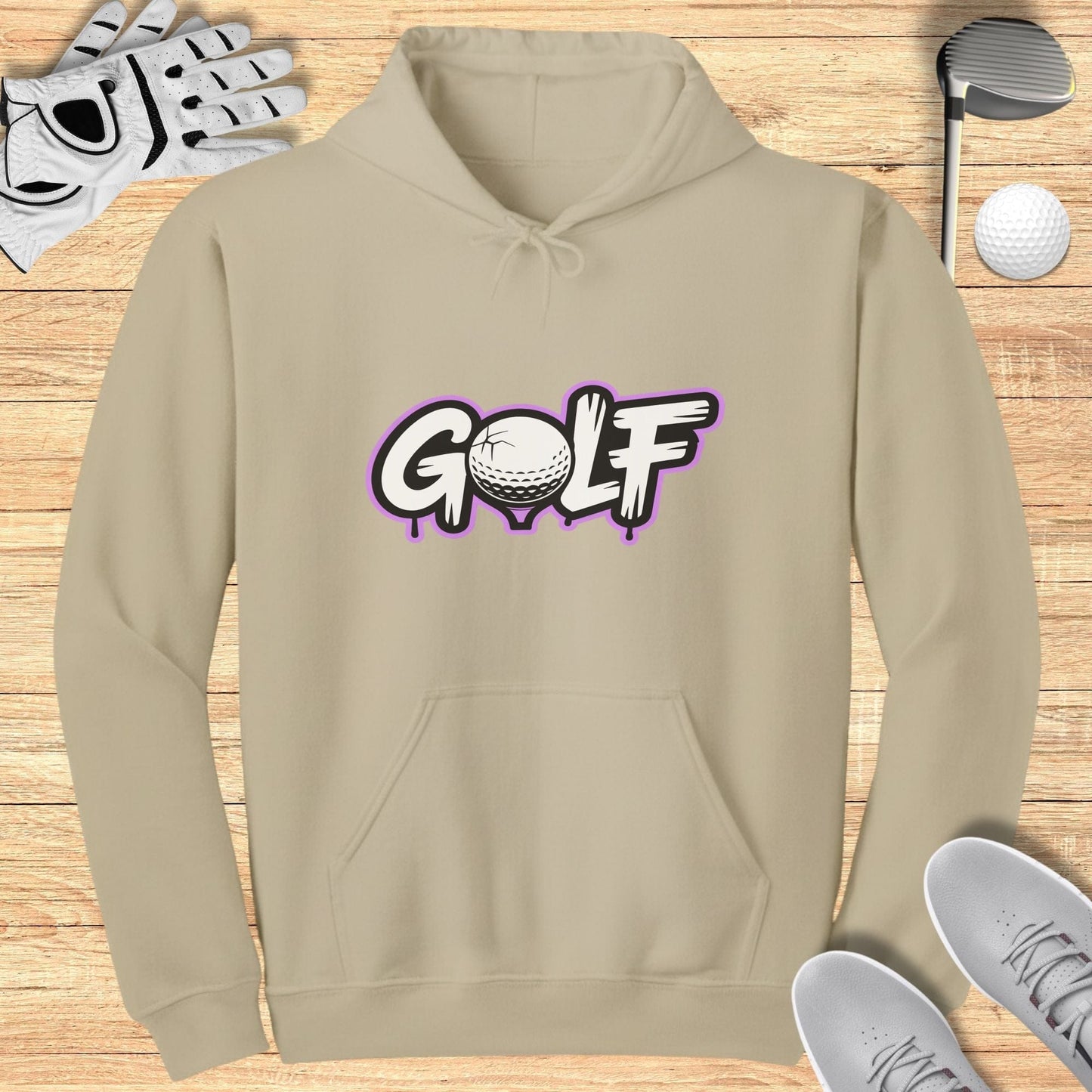Trendy Golf Theme Hoodie for Sport Lovers