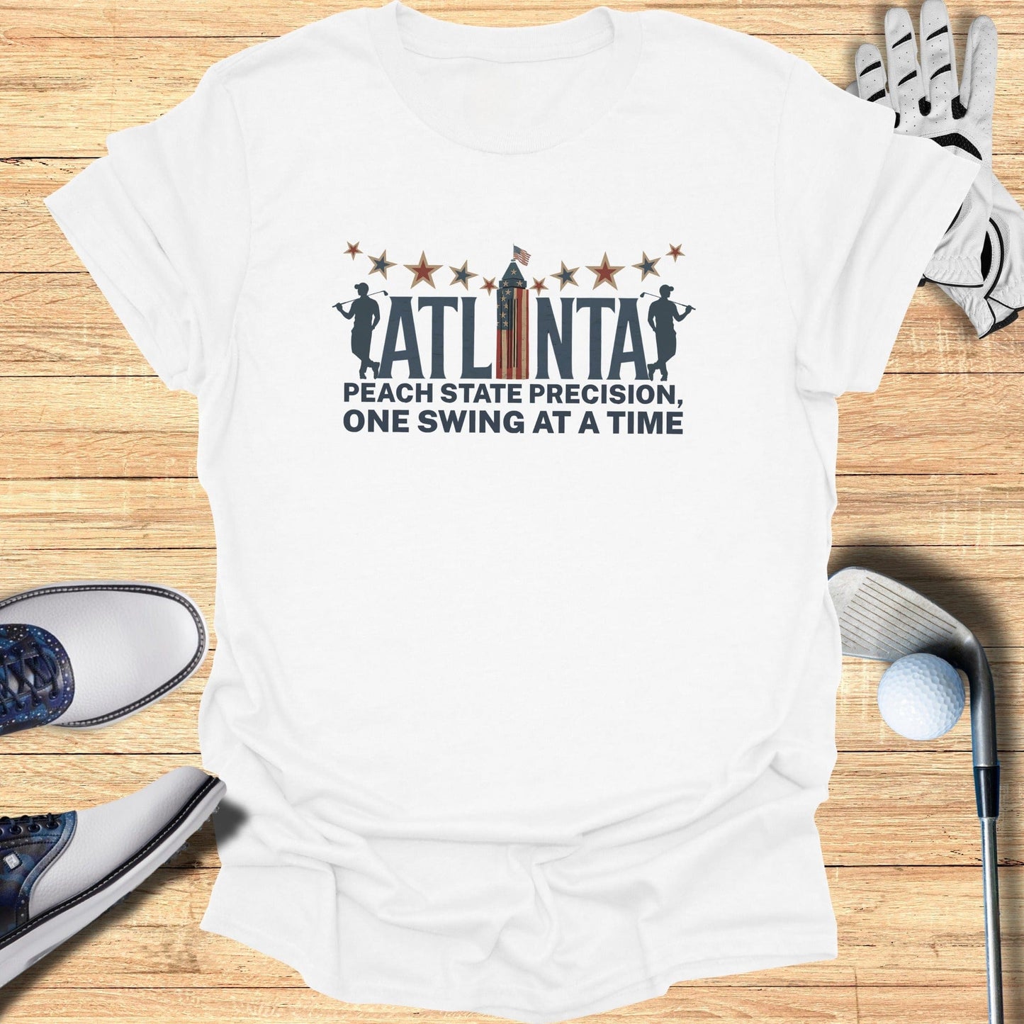 Atlanta Golf T-Shirt - Funny Golf Tee by Swing Epic