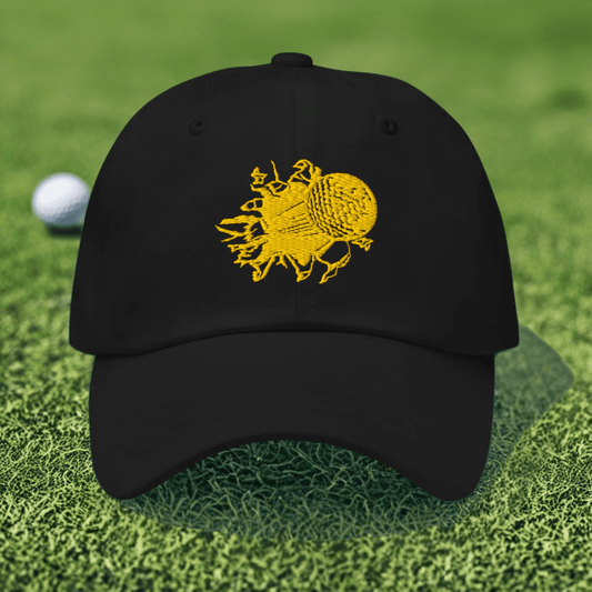 Golf Ball Breaking Barrier Funny Embroidered Golf Cap - Funny Golf Tee by Swing Epic