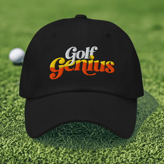 Golf Genius Embroidered Golf Cap - Funny Golf Tee by Swing Epic