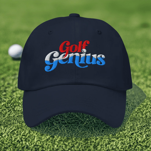 Golf Genius Embroidered Golf Cap - Funny Golf Tee by Swing Epic