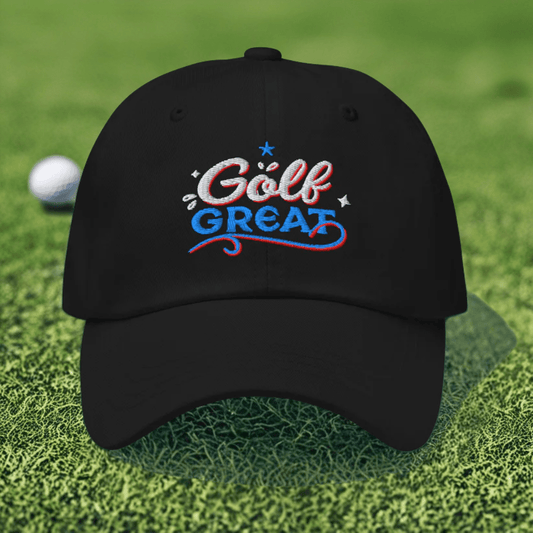 Golf Great Fun & Quirky Embroidered Golf Cap - Funny Golf Tee by Swing Epic