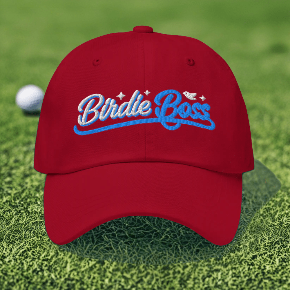 Birdie Boss Embroidered Golf Cap - Funny Golf Tee by Swing Epic