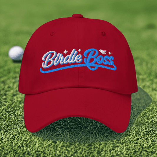 Birdie Boss Embroidered Golf Cap - Funny Golf Tee by Swing Epic