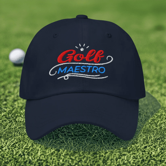 Golf Maestro Embroidered Golf Cap - Funny Golf Tee by Swing Epic