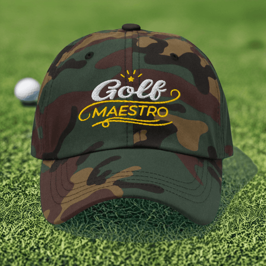 Golf Maestro Embroidered Golf Cap - Funny Golf Tee by Swing Epic