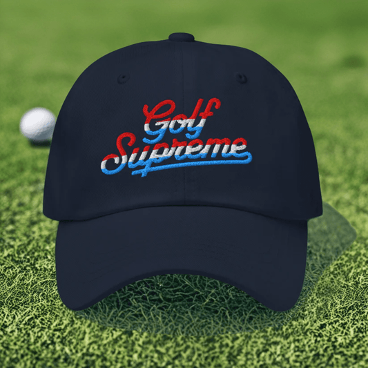 Golf Supreme Fun Spirit Embroidered Golf Cap - Funny Golf Tee by Swing Epic