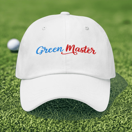Green Master Embroidered Golf Cap - Funny Golf Tee by Swing Epic