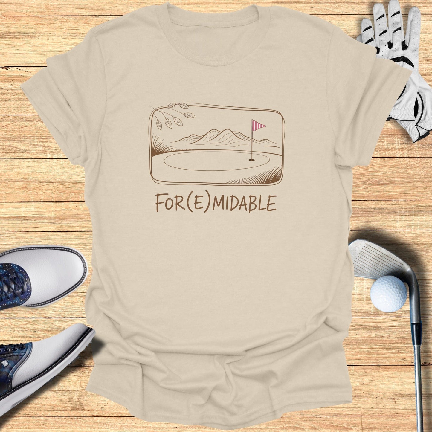 Fore-midable T-Shirt - Funny Golf Tee by Swing Epic