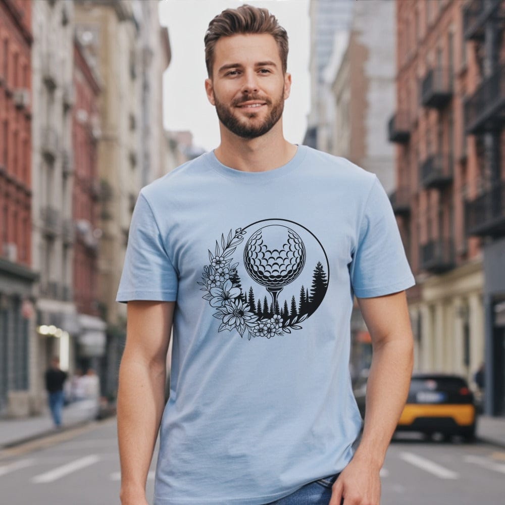 Moon Forest Floral Graphic Tee trendy apparel