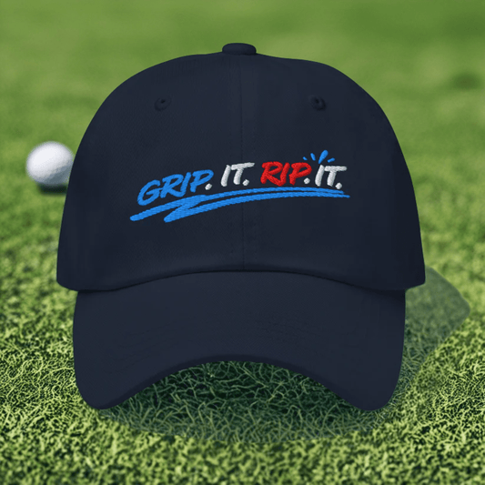 Grip It Rip It Embroidered Golf Cap - Funny Golf Tee by Swing Epic