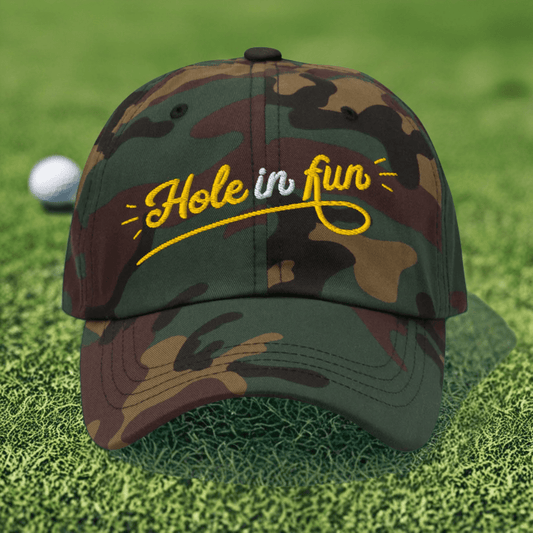 Hole in Fun Embroidered Golf Cap - Funny Golf Tee by Swing Epic