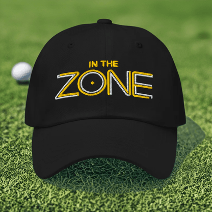 In the Zone Embroidered Golf Cap - Funny Golf Tee by Swing Epic