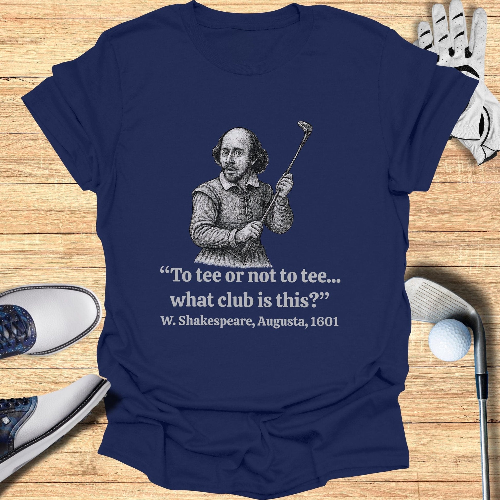 To Tee Or Not To Tee T-Shirt - Funny Golf Tee by Swing Epic
