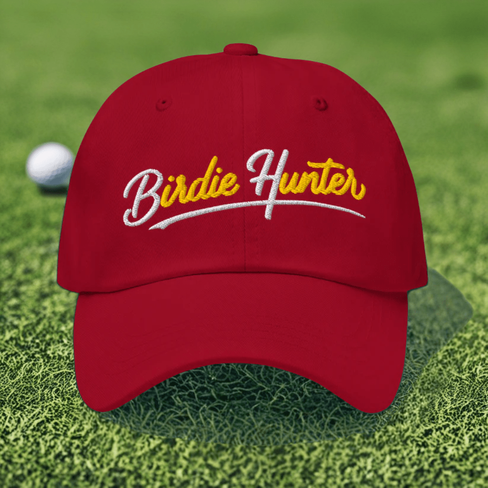 Birdie Hunter Embroidered Golf Cap - Funny Golf Tee by Swing Epic