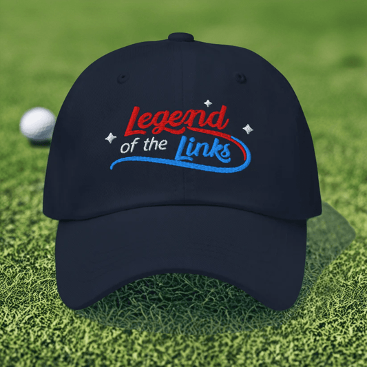 Legend of the Links Embroidered Golf Cap - Funny Golf Tee by Swing Epic