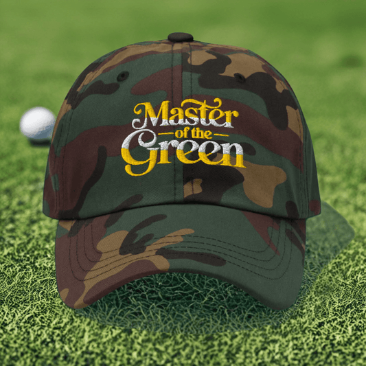 Master of the Green Engaging Embroidered Golf Cap - Funny Golf Tee by Swing Epic