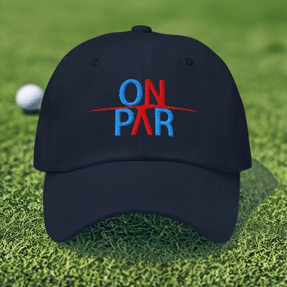 On Par Fun Embroidered Golf Cap - Funny Golf Tee by Swing Epic