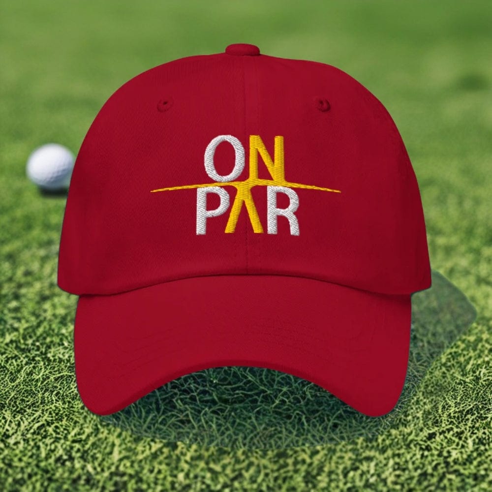 On Par Fun Embroidered Golf Cap - Funny Golf Tee by Swing Epic