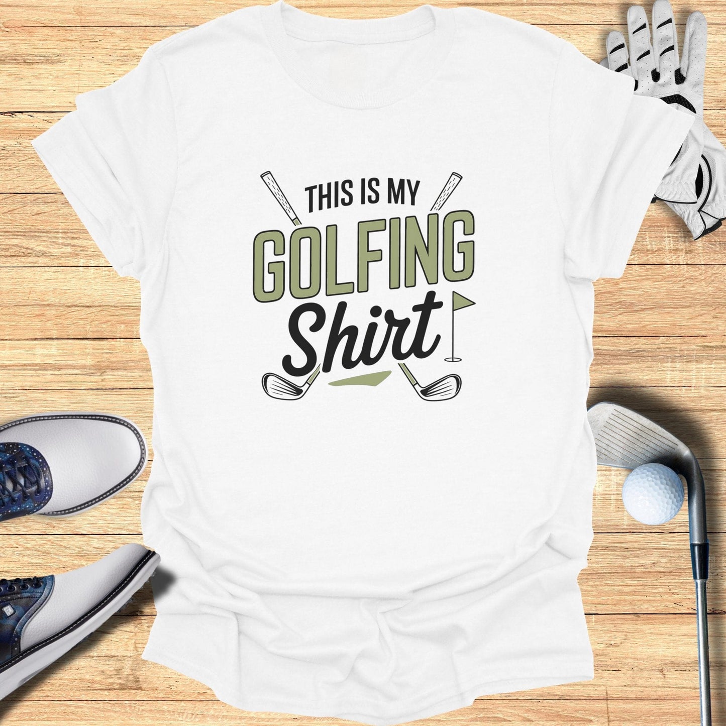 This Is My Golfing Shirt T-Shirt - Funny Golf Tee by Swing Epic