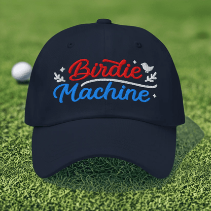 Birdie Machine Embroidered Golf Cap - Funny Golf Tee by Swing Epic