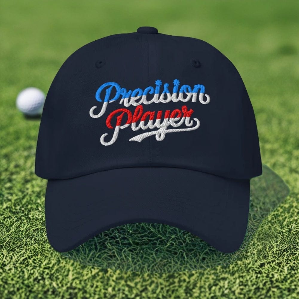 Precision Player Fun Embroidered Golf Cap - Funny Golf Tee by Swing Epic