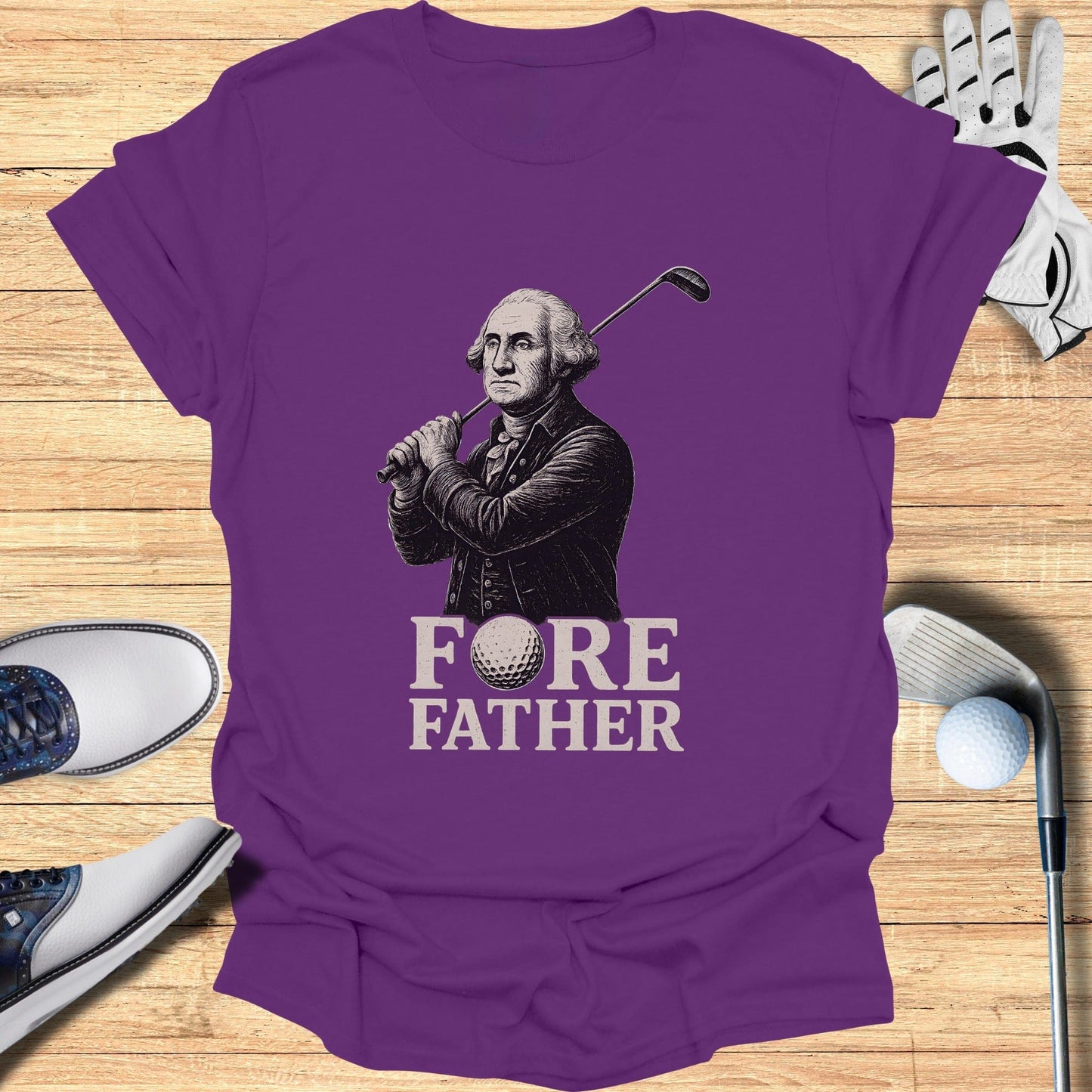 Fore Father T-Shirt - Funny Golf Tee by Swing Epic