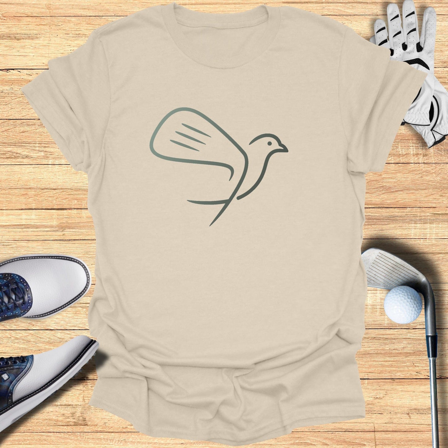 Birdie in Flight T-Shirt - Funny Golf Tee by Swing Epic