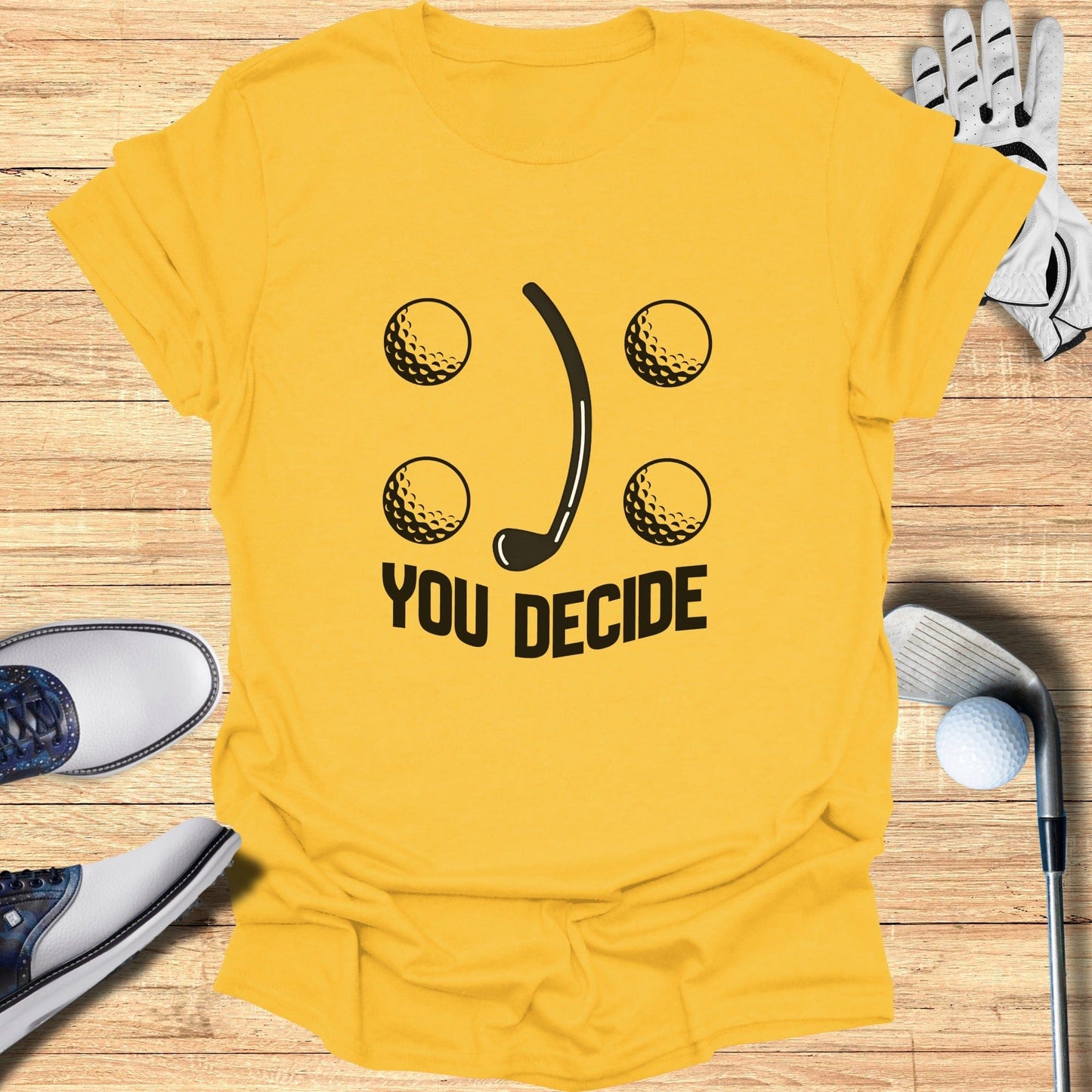 Humorous Golf Themed Shirt Featuring Funny Design