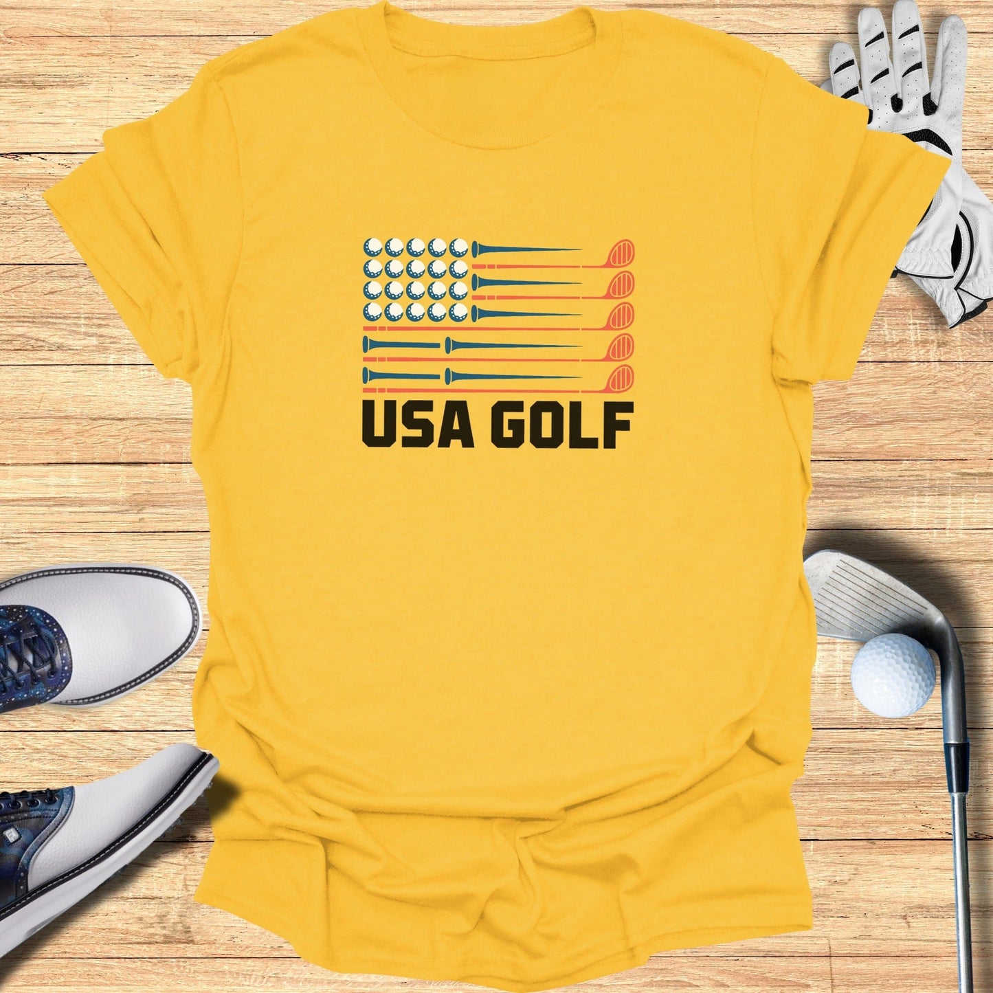 USA Golf T-Shirt - Funny Golf Tee by Swing Epic