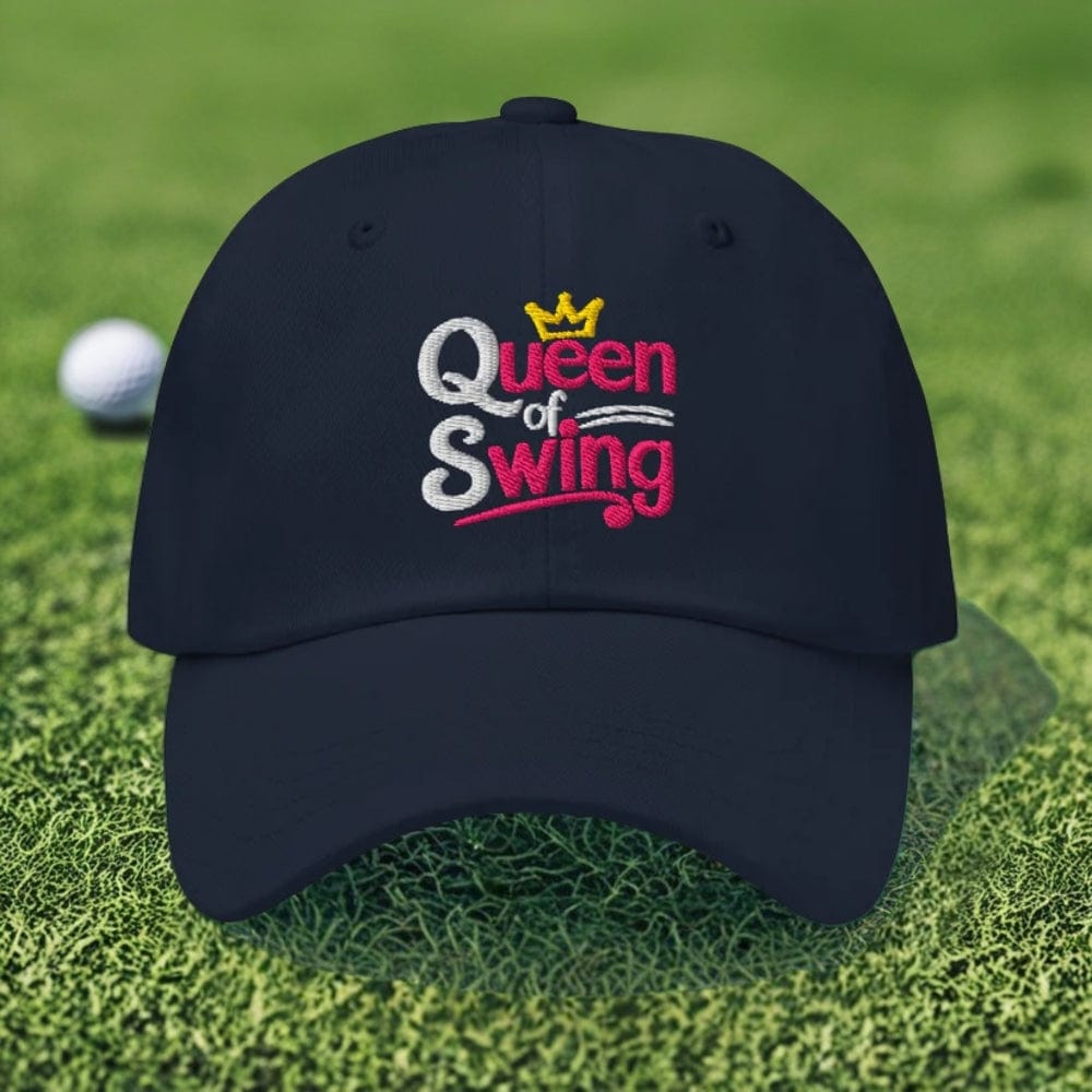 Queen of Swing Embroidered Golf Cap - Funny Golf Tee by Swing Epic
