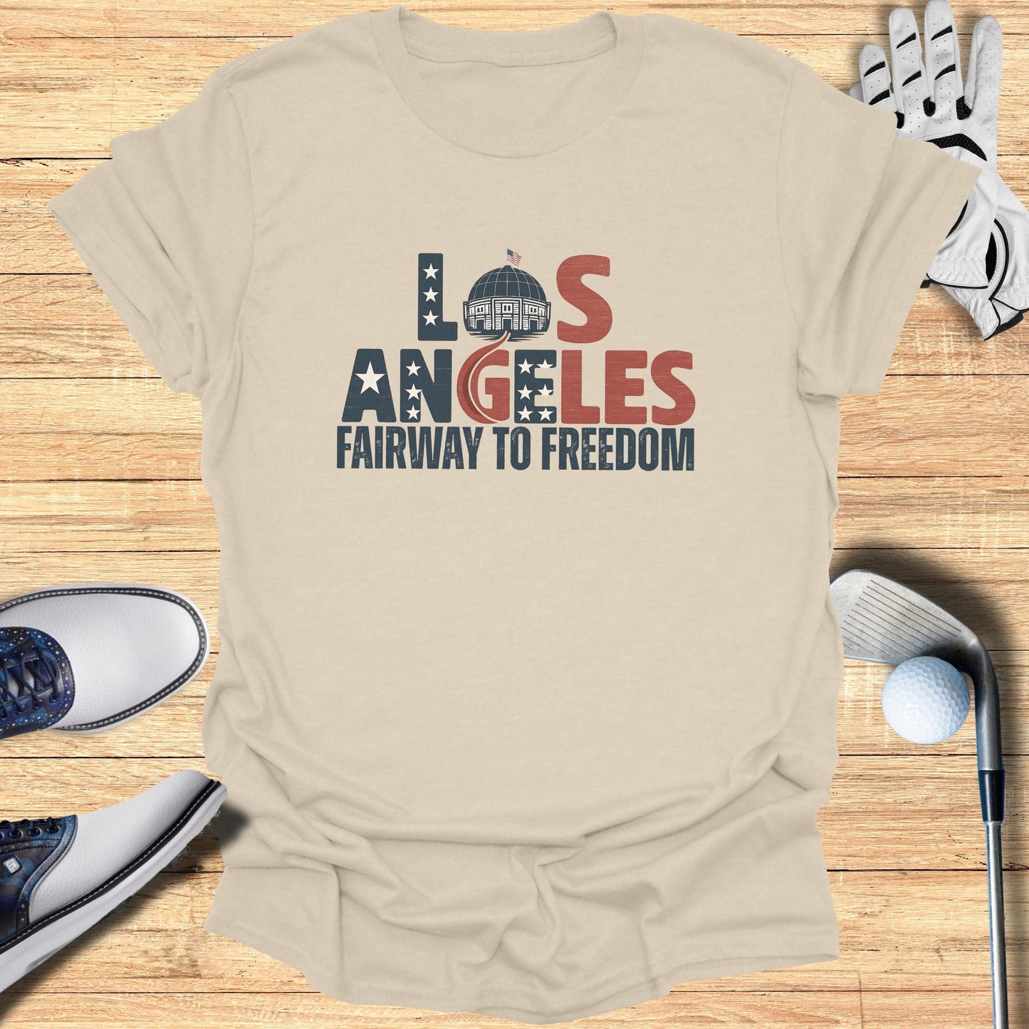Los Angeles Golf T-Shirt - Funny Golf Tee by Swing Epic