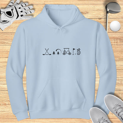 Golfing Icons Hoodie Golf Product