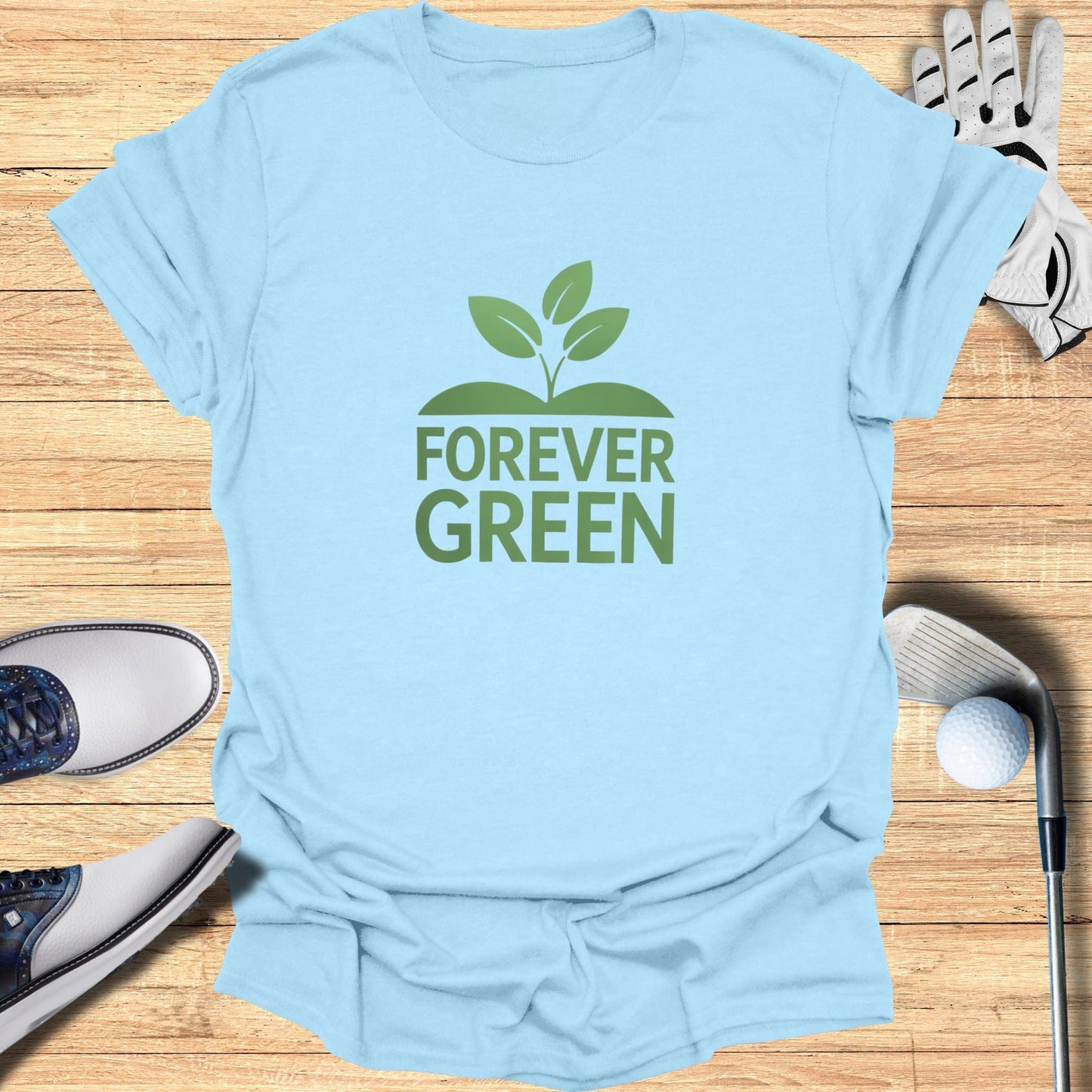 Forever Green T-Shirt - Funny Golf Tee by Swing Epic