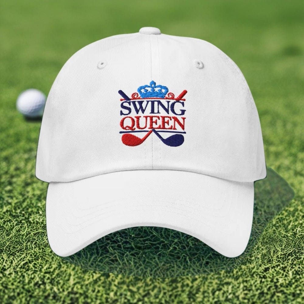 Swing Queen Embroidered Golf Cap - Funny Golf Tee by Swing Epic