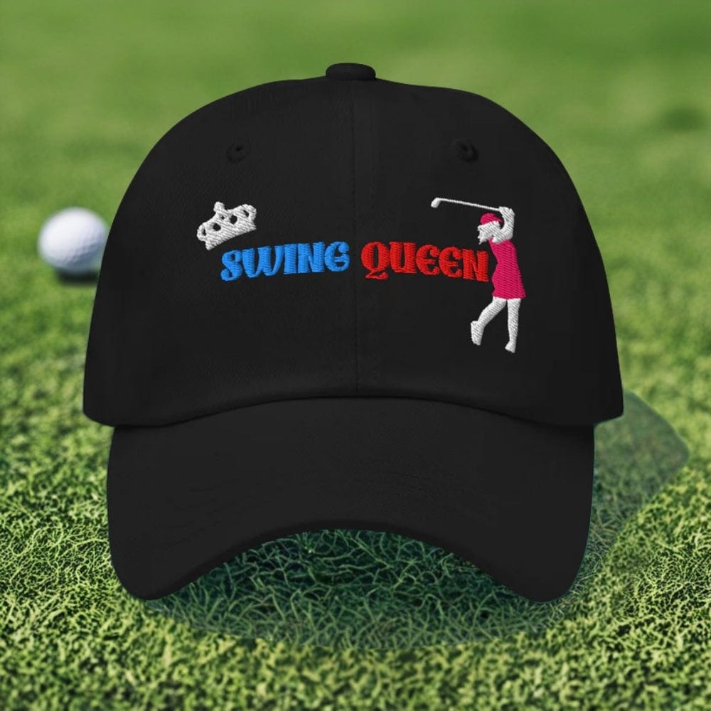 Swing Queen Embroidered Golf Cap - Funny Golf Tee by Swing Epic