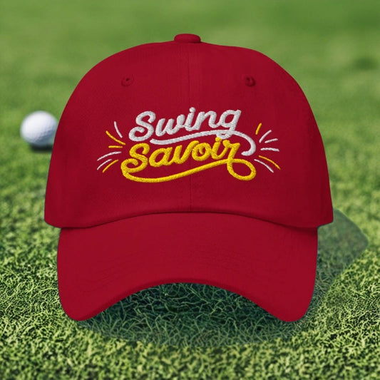 Swing Savoir Cool Stylish Fun Embroidered Golf Cap - Funny Golf Tee by Swing Epic