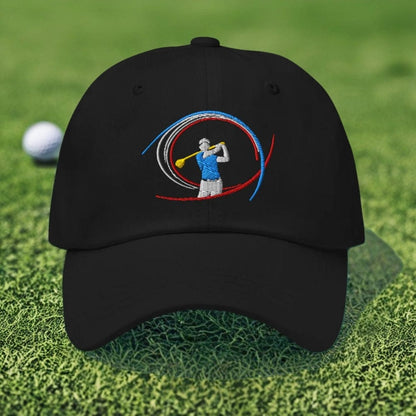 Swing With Style Fun Embroidered Golf Cap - Funny Golf Tee by Swing Epic