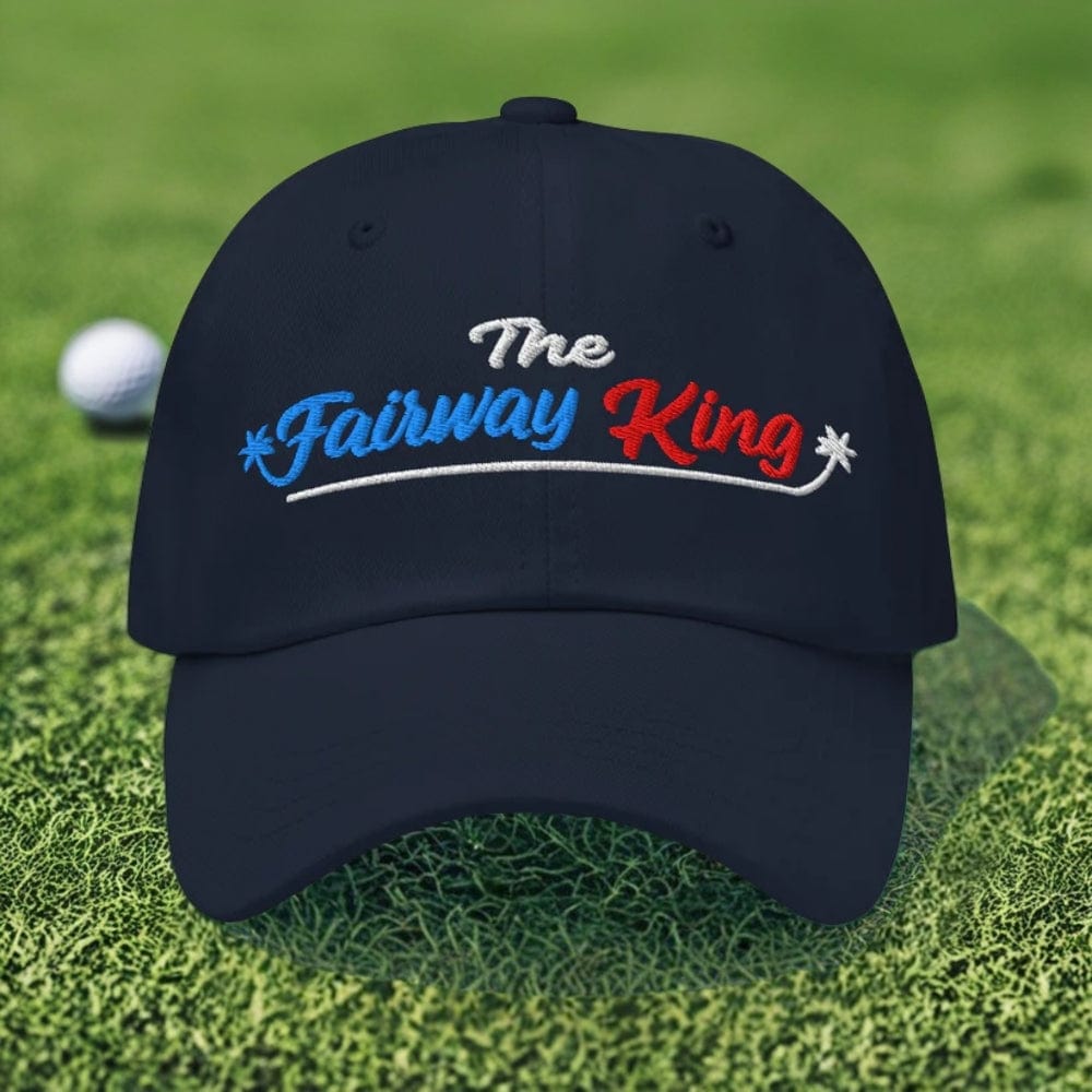 The Fairway King Embroidered Golf Cap - Funny Golf Tee by Swing Epic