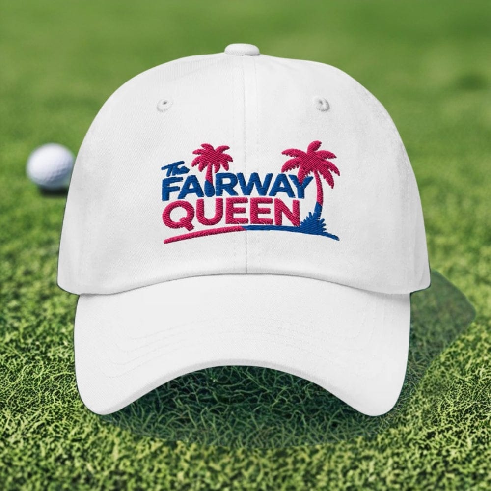 The Fairway Queen Embroidered Golf Cap - Funny Golf Tee by Swing Epic