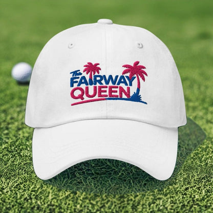 The Fairway Queen Embroidered Golf Cap - Funny Golf Tee by Swing Epic