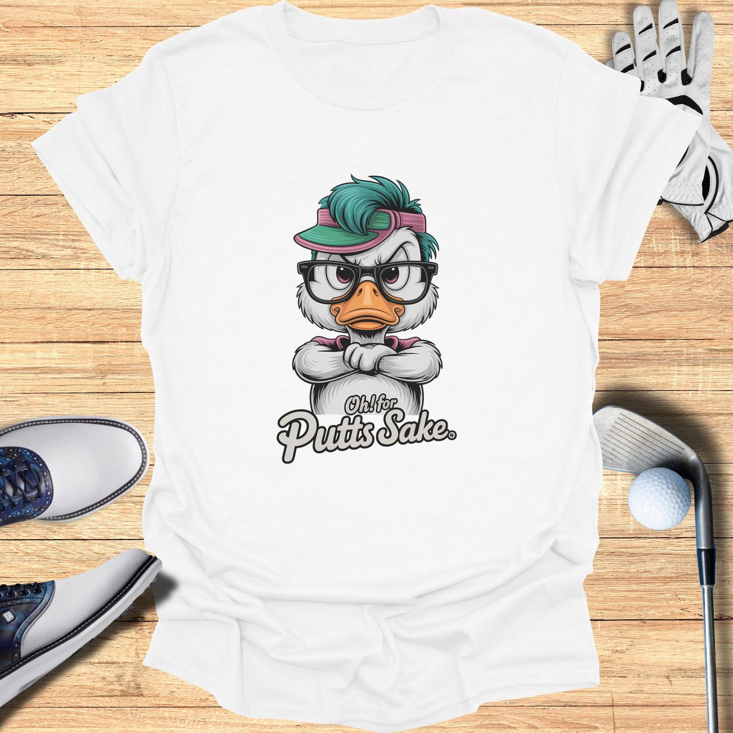 For Putts Sake T-Shirt - Funny Golf Tee by Swing Epic