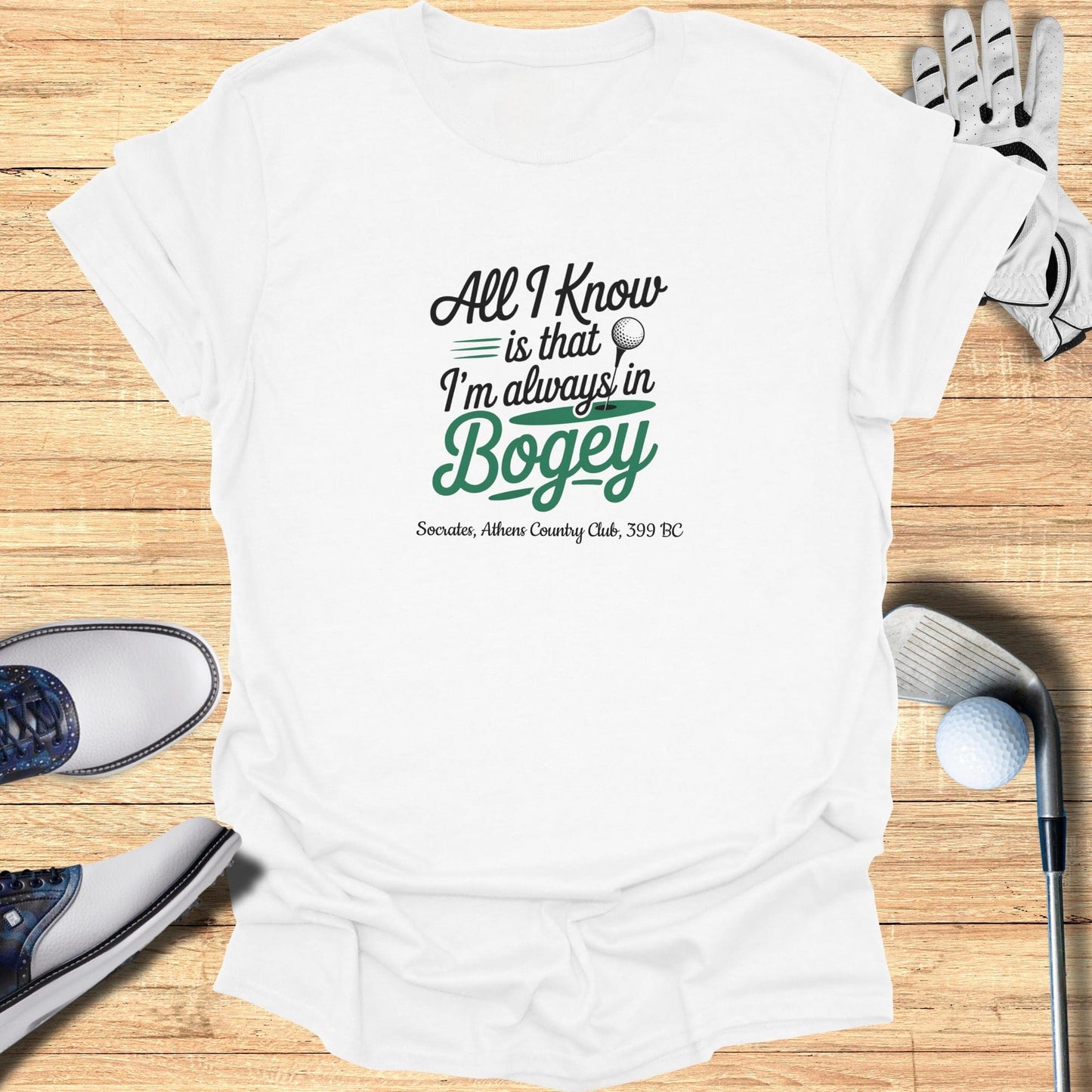 Always in Bogey T-Shirt - Funny Golf Tee by Swing Epic