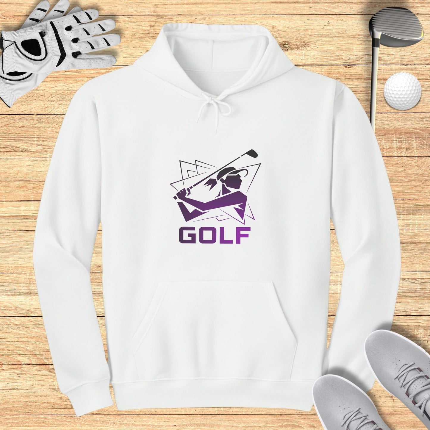 Stylish Golf Design Unisex Hoodie for Casual Wear