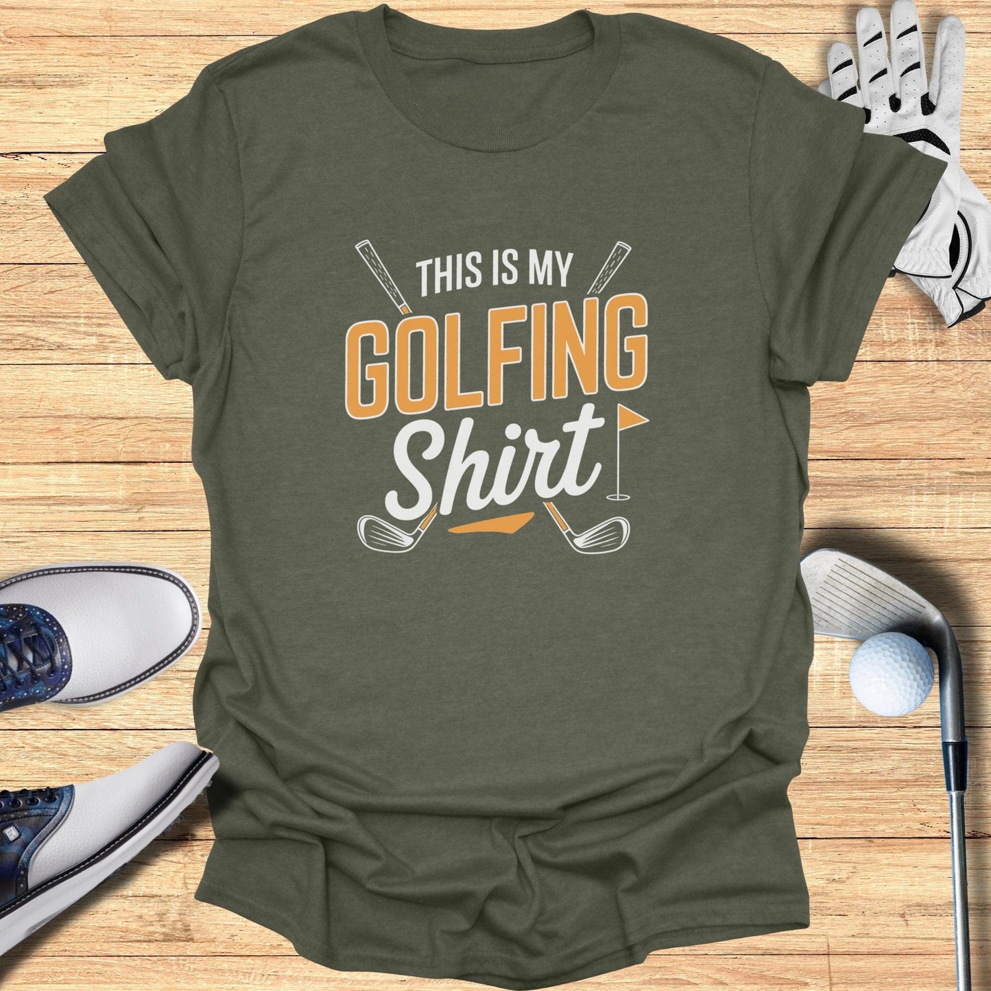 This Is My Golfing Shirt T-Shirt - Funny Golf Tee by Swing Epic