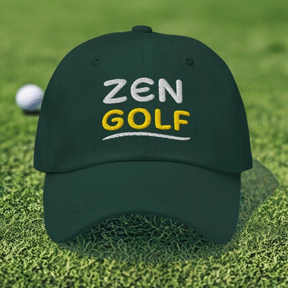 Zen Golf Embroidered Golf Cap - Funny Golf Tee by Swing Epic